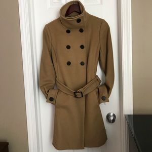 Aritzia T Babaton Wool coat (tan) size small